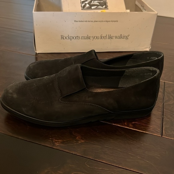Rockport black suede loafer NIB 7.5 - Picture 5 of 8